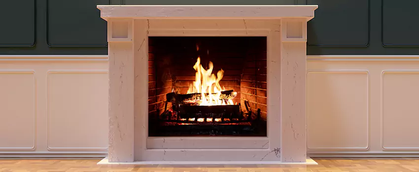 Decorative Electric Fireplace Installation in Tulare, California