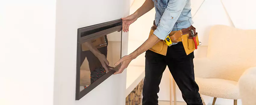 Metal Fireplace Installation in Tulare, California