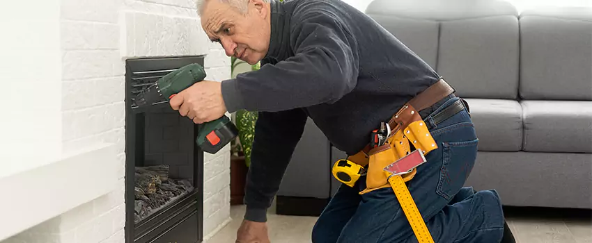 New Indoor Fireplace Installation in Tulare, California