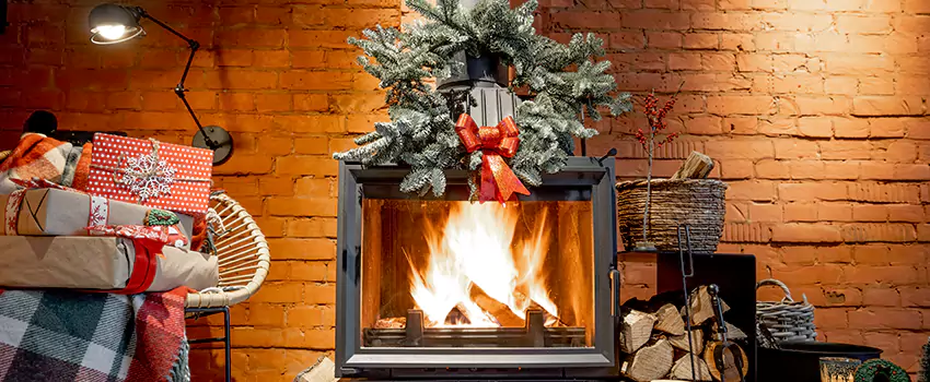 Travis Industries Linear Gas Fireplace Installation in Tulare, California